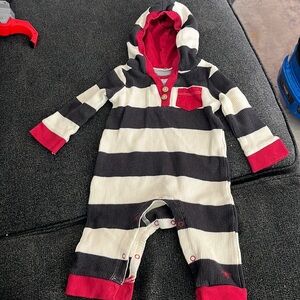 Burt’s bees baby long sleeve stripped outfit